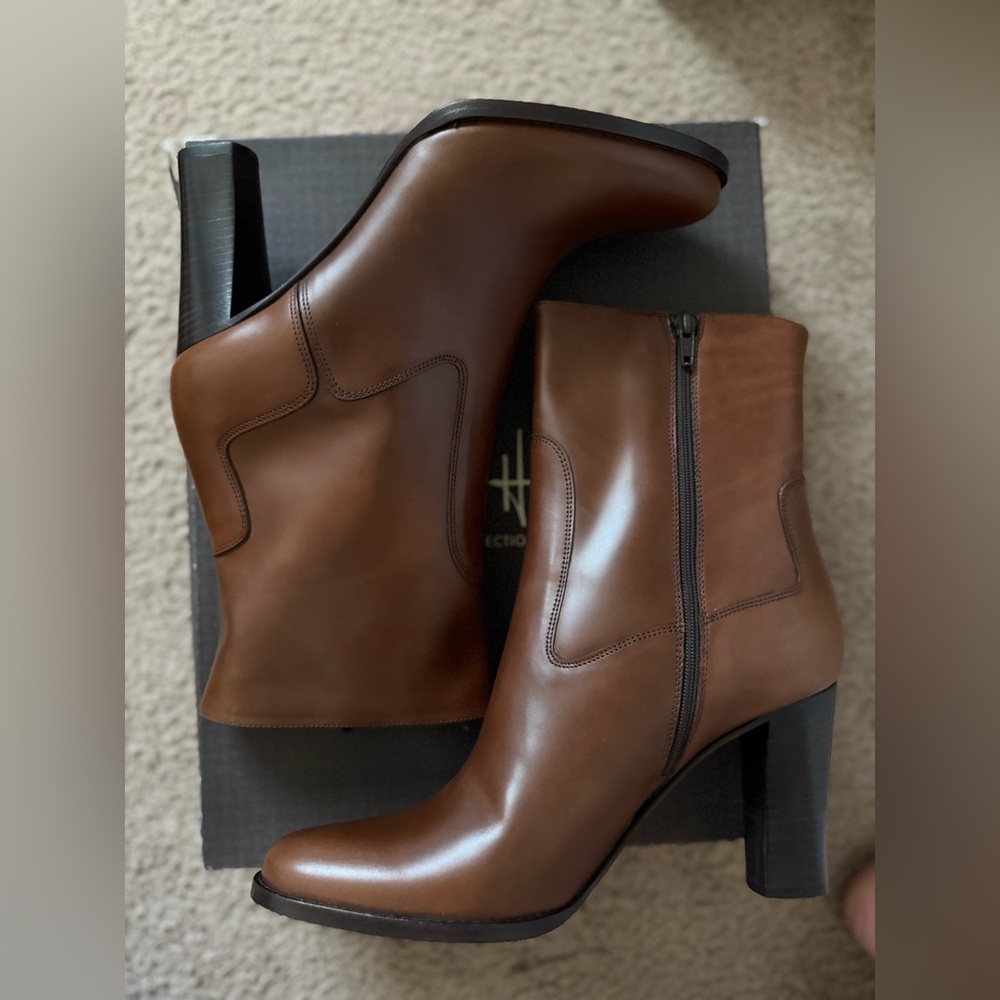 Cole Haan Gabriella short boot in brown